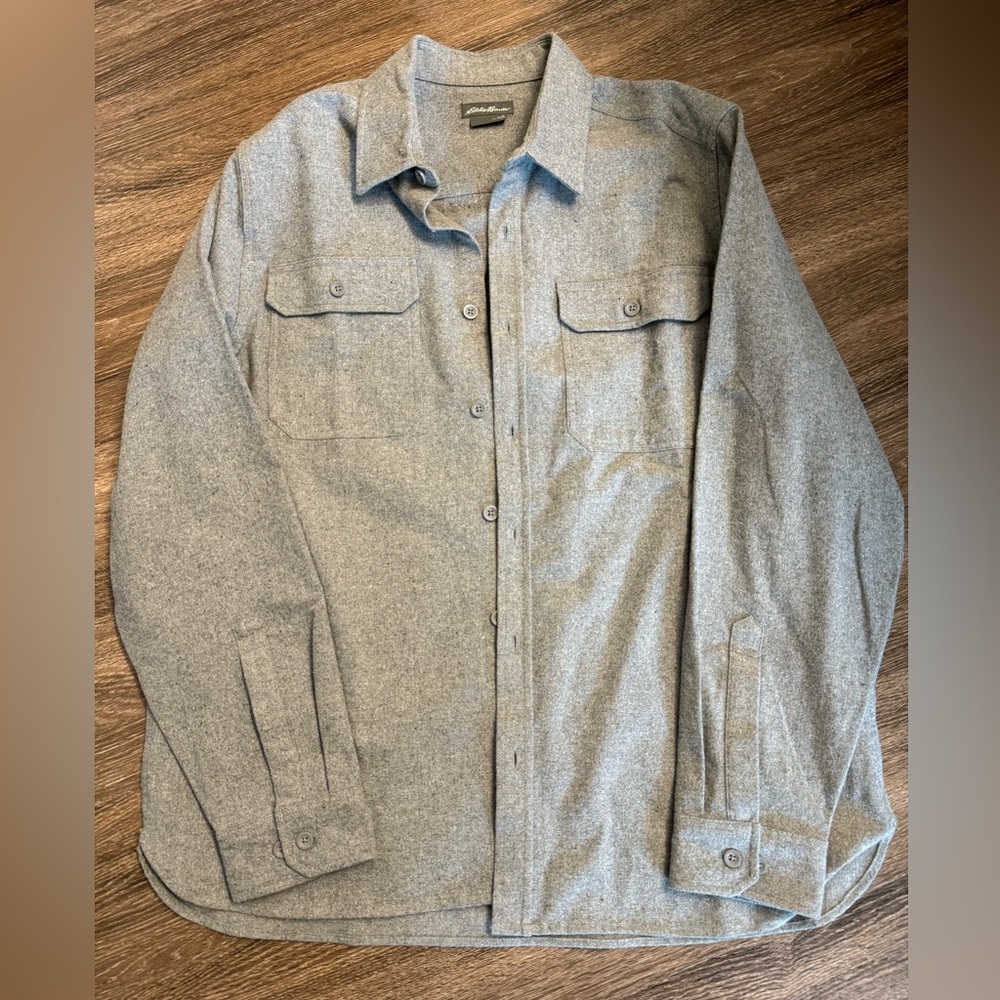 Edie Bauer large thick button down